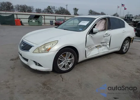 2012 Infiniti G37 Journey from USA, damaged, VIN JN1CV6AP5CM625250